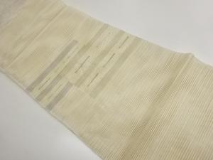 絽変わり横段模様織り出し名古屋帯